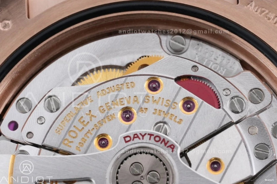 Marker 800 1:1 VSF 126515 Black Oyster-flex DD Stick Weight On Sub-dial Contemporary Strap Best RG Dial Daytona Edition Gain 0811